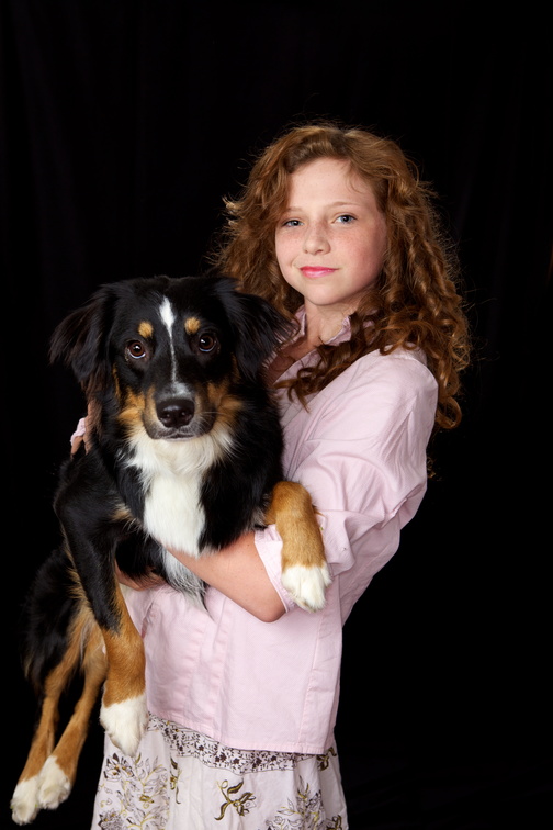 Girl and Puppy 3